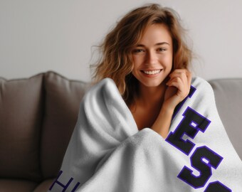 PWHL Minnesota Hockey blanket MIN Professional Women Hockey League Women's Sports sherpa blanket Hockey Fan PWHL gift hockey lover