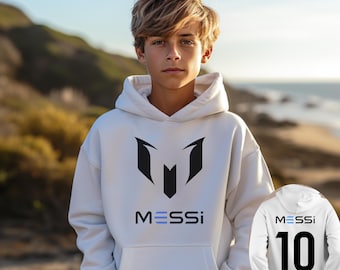 Youth Kids Lionel Messi Shirt FC Barcelona Spain Argentina Futból  adult T-Shirt Long-Short Sleeve, Boys Girls Tee Birthday Christmas Gifts