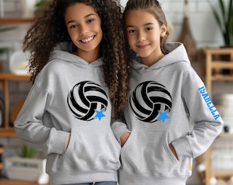 Personalized Volleyball Sweatshirt, Volleyball Mom Sweatshirt, Volleyball hoodie, Game Day, Gift For Volleyball Player, christmas gift