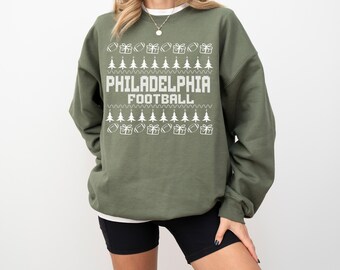 Philadelphia Football Champs Sweatshirt, Sundays Mascot Hoodie