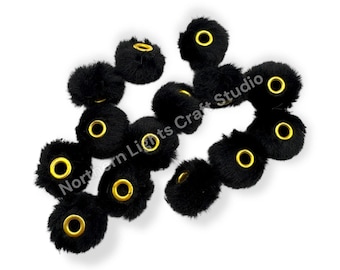 Black Fuzzy Spacer 30 pc. - 20mm