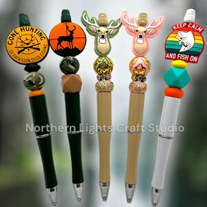 Gone Hunting Be Back Soon To Go Fishing Pen, Beaded Hunting and Fishing Pen, Outdoor Life  Pen, Gift for Hunters, Gift for Fishermen