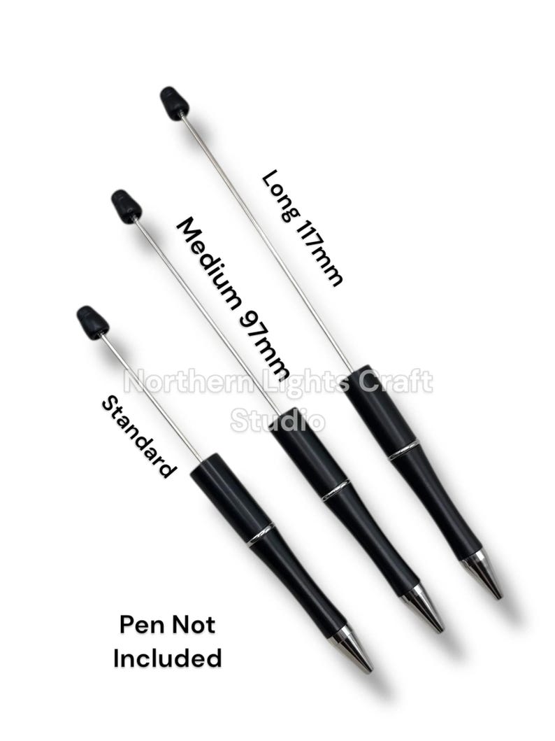 Beadable Pen Extender Medium or Long 25 pcs. image 1