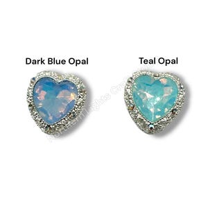 Silver Metal Alloy Heart Bead - 1pc. image 5