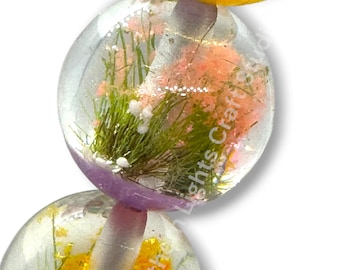 Miniature Fairy Garden Luxury Resin 16mm Beads - 20pc. Mix