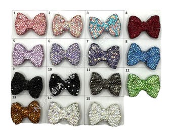 Rhinestone Bows - Large Size