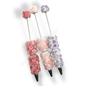 Soft Flower Beadable Pen