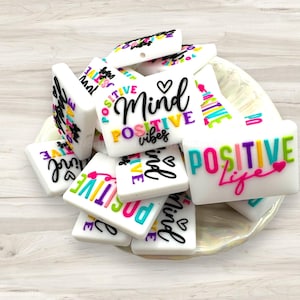 Positive Life Positive Mind Positive Vibes Two Sided focal