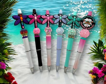Beaded Dragonfly Pen, Rhinestone Dragonfly, Bling Dragonfly, Dragonfly Bling, Beaded Dragonfly, Every Little Thing is Gonna Be Alright
