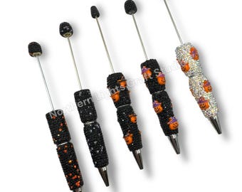 Beadable Halloween Rhinestone Pens - 1pc. choose style