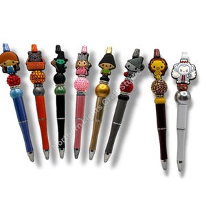 Wizard of Oz Pen Collection, Dorothy, Toto, Scarecrow, Cowardly Lion, Wicked Witch, Wizard of Oz Fan, Wizard of Oz Collectables