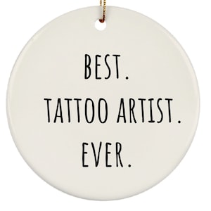 Tattoo Artist Ornament, Tattoo Artist Gift, Tattoo Gift Ideas