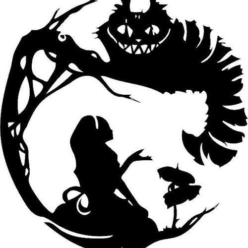 Wall Decal Alice in Wonderland Fairytale Story Unique Decal Etsy