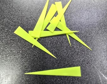 Wedge tails for hand tied jigs