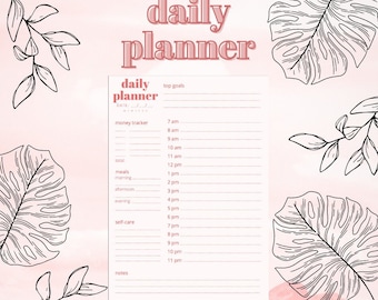 B6 Ring, Daily Printable Planner - Etsy