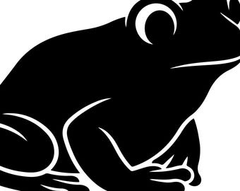Frog Decal | Vinyl Car Decal | Window Decal | Laptop Decal | Vinyl Sticker