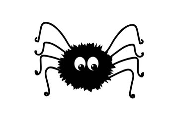 Cartoon Spider Decal | Vinyl Car Decal | Window Decal | Laptop Decal | Vinyl Sticker