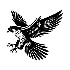 Peregrine Falcon Decal | Vinyl Car Decal | Window Decal | Laptop Decal | Vinyl Sticker