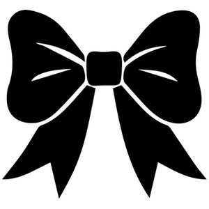 Bow Decal | Vinyl Car Decal | Window Decal | Laptop Decal | Vinyl Sticker