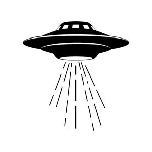 UFO Decal | Vinyl Car Decal | Window Decal | Laptop Decal | Vinyl Sticker