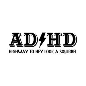 ADHD Decal | Vinyl Car Decal | Window Decal | Laptop Decal | Vinyl Sticker
