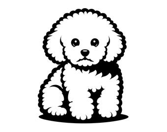 Bichon Frise Dog Decal | Vinyl Car Decal | Window Decal | Laptop Decal | Vinyl Sticker