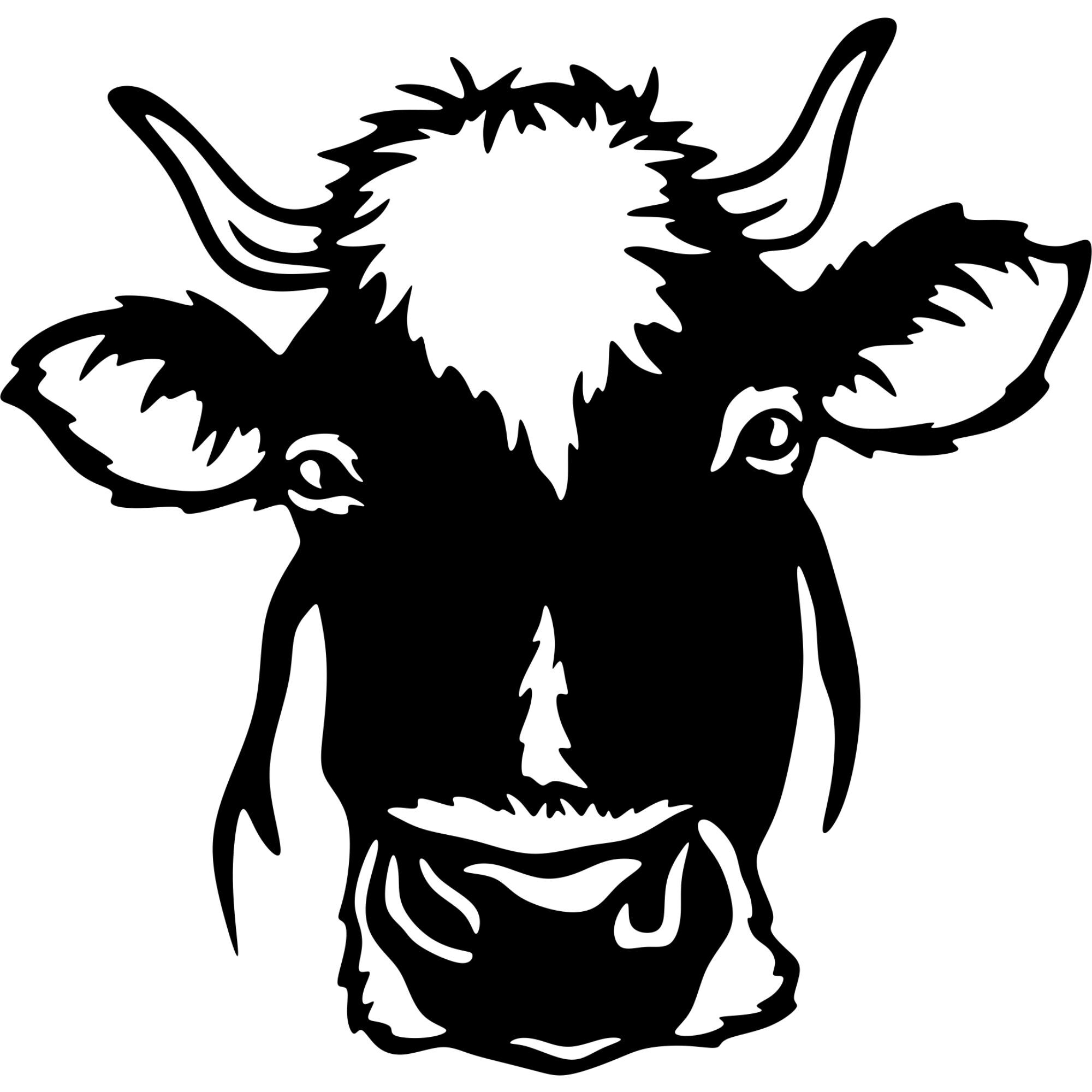 Cow Decal | Vinyl Car Decal | Window Decal | Laptop Decal | Vinyl ...