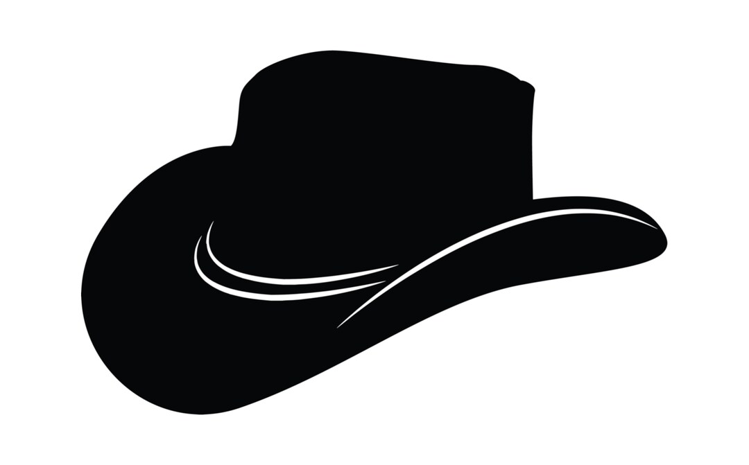 Cowboy Hat Decal Vinyl Car Decal Window Decal Laptop Decal Vinyl