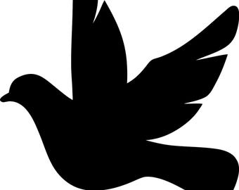 Dove Decal | Vinyl Car Decal | Window Decal | Laptop Decal | Vinyl Sticker