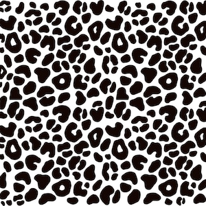 Leopard Print Pattern Decal | Vinyl Car Decal | Window Decal | Laptop Decal | Vinyl Sticker