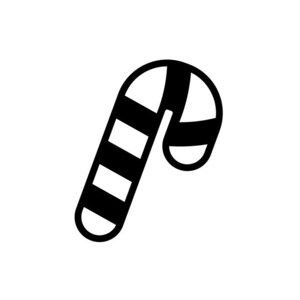 Candy Cane Decal | Vinyl Car Decal | Window Decal | Laptop Decal | Vinyl Sticker