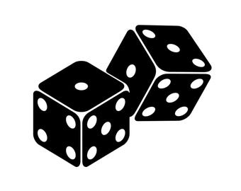 Dice Decal | Vinyl Car Decal | Window Decal | Laptop Decal | Vinyl Sticker