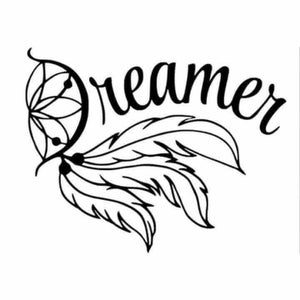 Feather & Dream Catcher Laptop Stickers - Aesthetic Waterproof Vinyl Decals | Easy Apply & Remove-774260