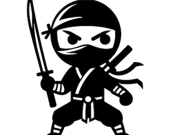 Ninja Decal | Vinyl Car Decal | Window Decal | Laptop Decal | Vinyl Sticker