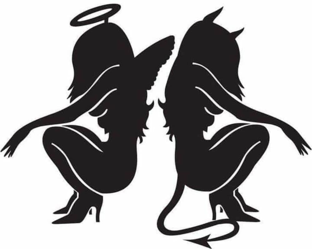 170+ Drawing Of Angel And Devil Wings Tattoo Designs Illustrations