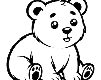 Bear Decal | Vinyl Car Decal | Window Decal | Laptop Decal | Vinyl Sticker