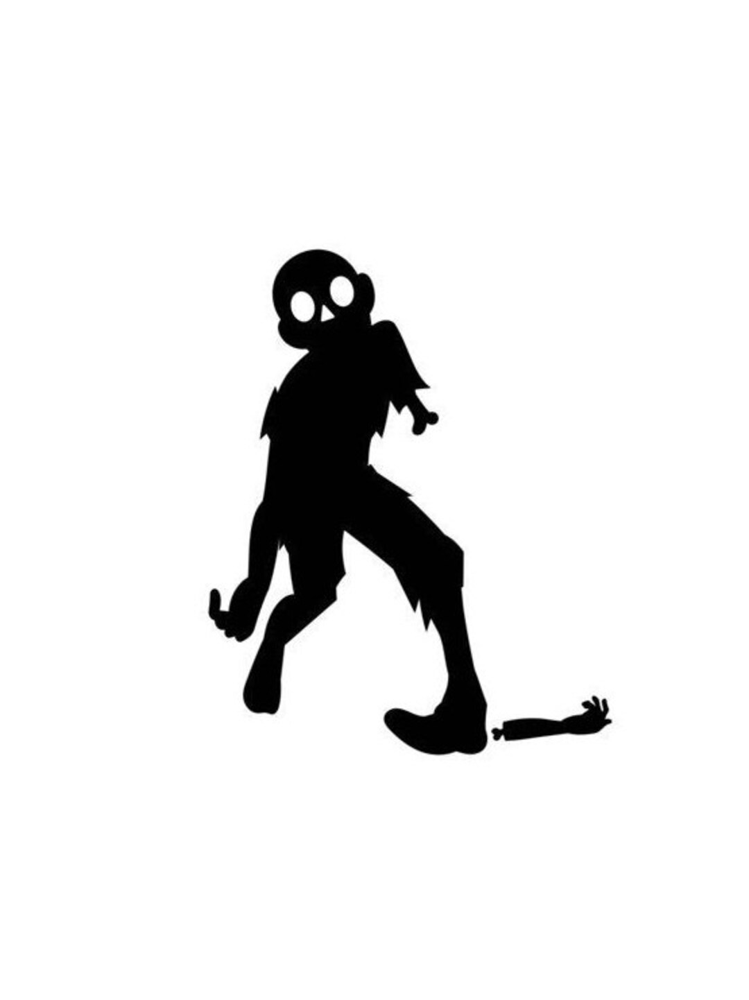 Zombie Decal Vinyl Car Decal Window Decal Laptop Decal Vinyl Sticker Etsy