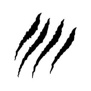 Claw Mark Decal | Vinyl Car Decal | Window Decal | Laptop Decal | Vinyl Sticker