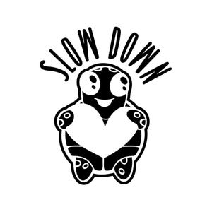 Slow Down Turtle Decal | Vinyl Car Decal | Window Decal | Laptop Decal | Vinyl Sticker