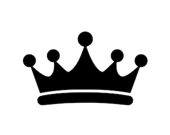 Crown Decal | Vinyl Car Decal | Window Decal | Laptop Decal | Vinyl Sticker