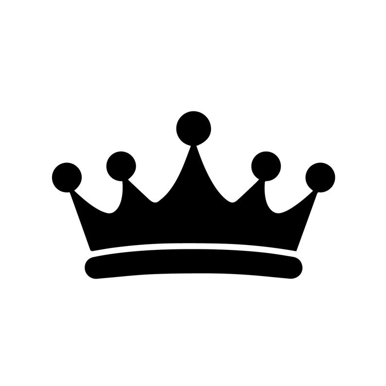 Computer Crown Sticker Crown Decal | Vinyl Car Decal | Window Decal | Laptop Decal | Vinyl ...