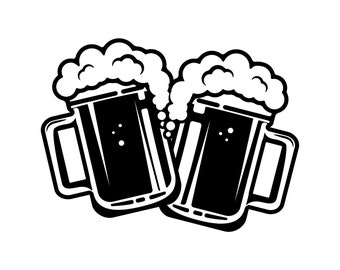 Beer Mug Decal | Vinyl Car Decal | Window Decal | Laptop Decal | Vinyl Sticker