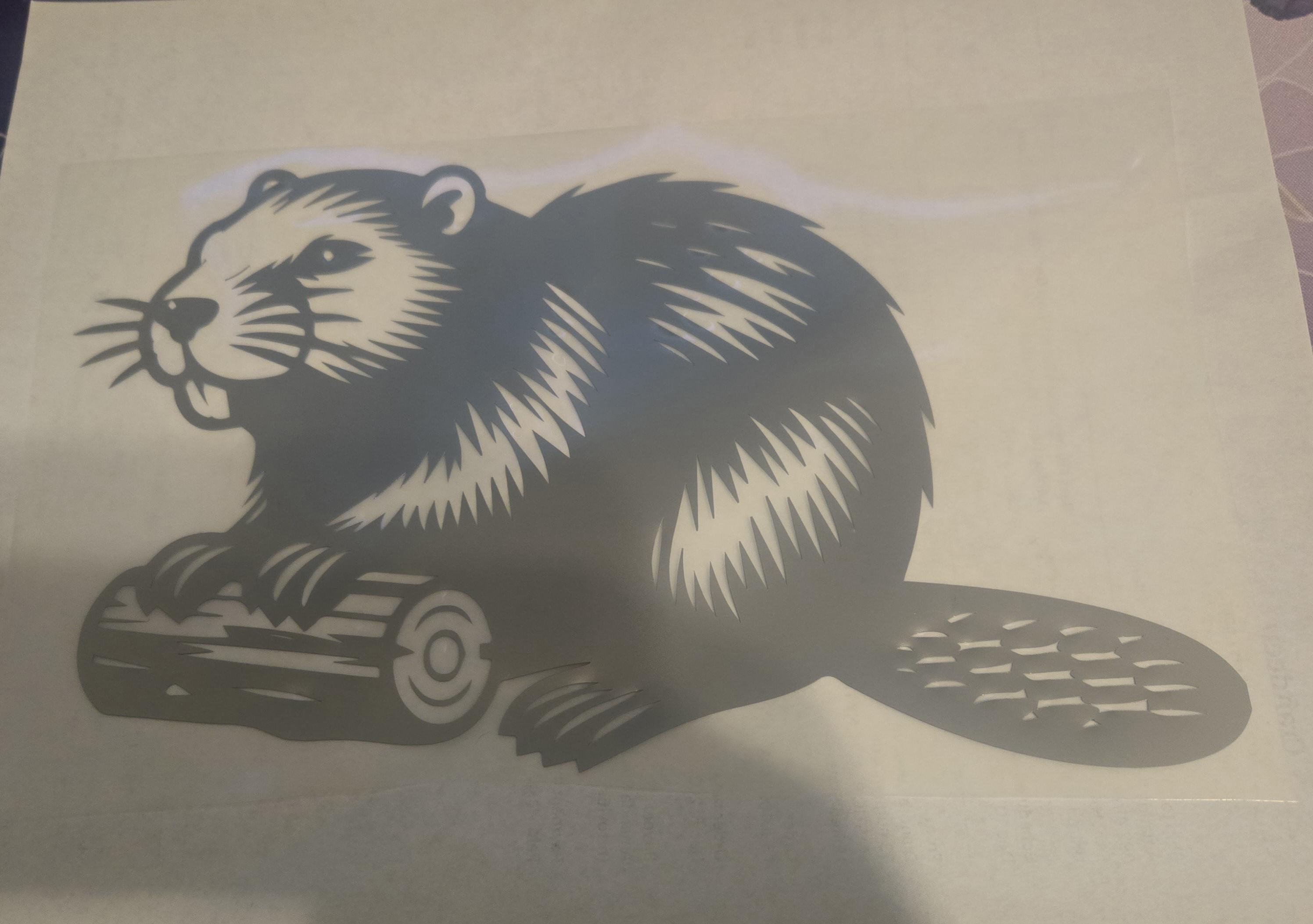 Beaver Decal | Vinyl Car Decal | Window Decal | Laptop Decal | Vinyl ...