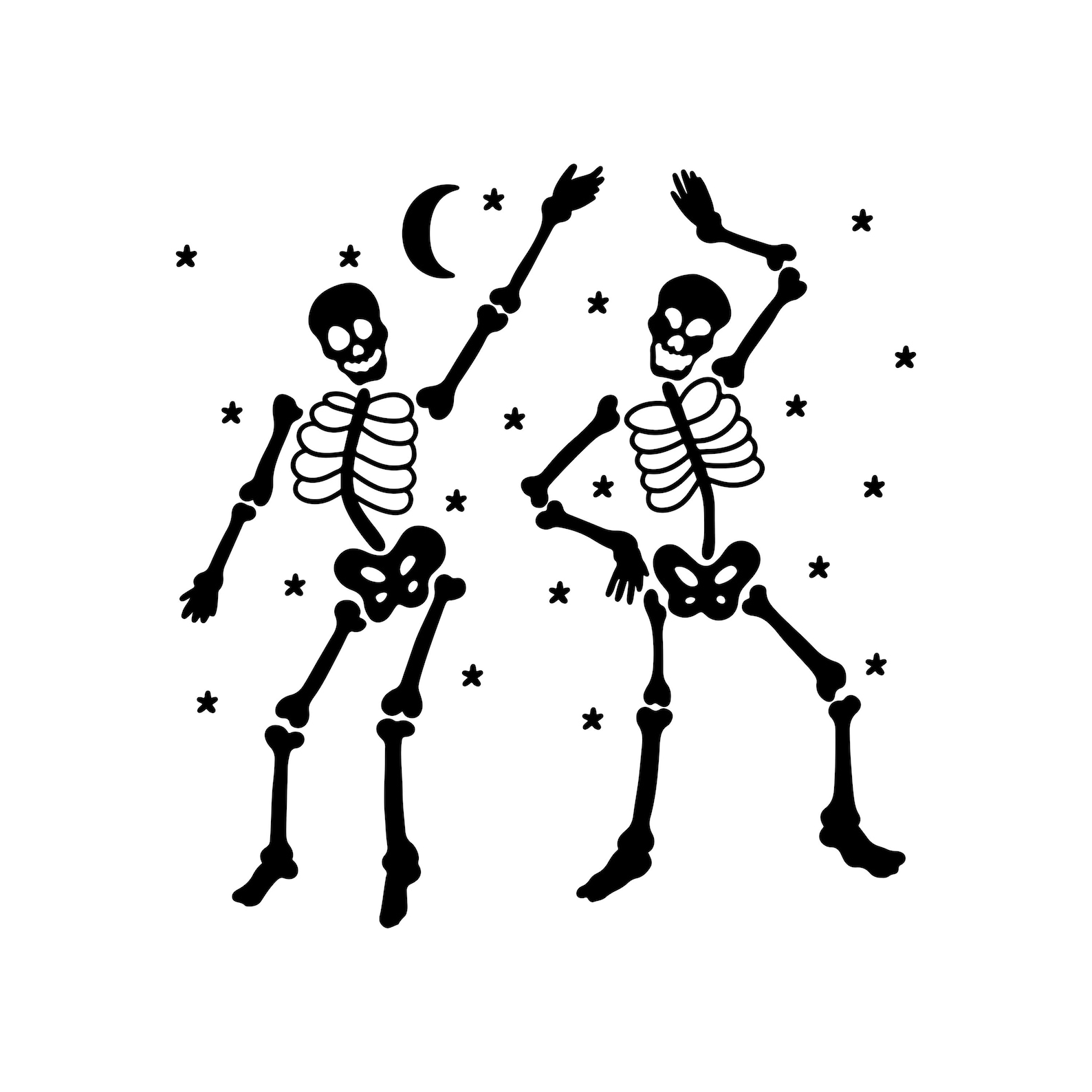 Skeleton Ride Decal Dancing Skeletons Decal | Vinyl Car Decal | Window Decal | Laptop Decal ...
