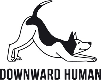 Downward Dog Decal | Vinyl Car Decal | Window Decal | Laptop Decal | Vinyl Sticker