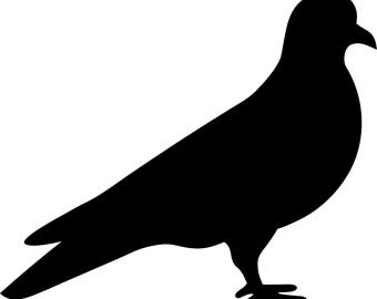 Pigeon Decal | Vinyl Car Decal | Window Decal | Laptop Decal | Vinyl Sticker