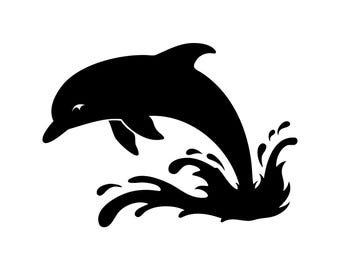 Dolphin Decal | Vinyl Car Decal | Window Decal | Laptop Decal | Vinyl Sticker