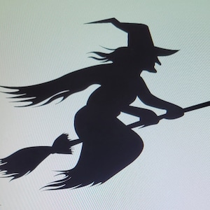 Witch Decal | Vinyl Car Decal | Window Decal | Laptop Decal | Vinyl Sticker