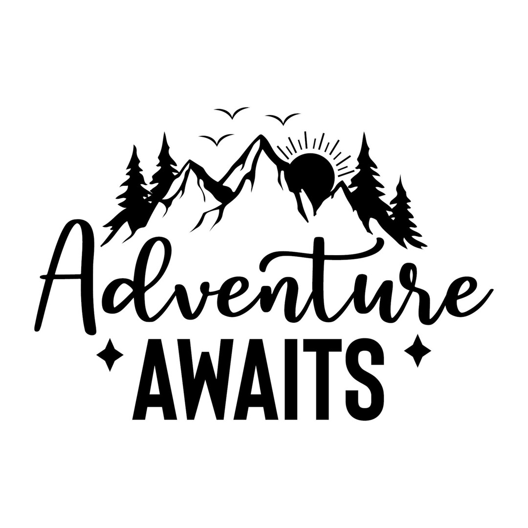 Adventure Awaits Decal | Vinyl Car Decal | Window Decal | Laptop Decal ...