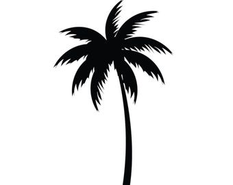 Palm Tree Decal | Vinyl Car Decal | Window Decal | Laptop Decal | Vinyl Sticker